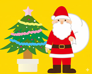 クリスマス会でビンゴ